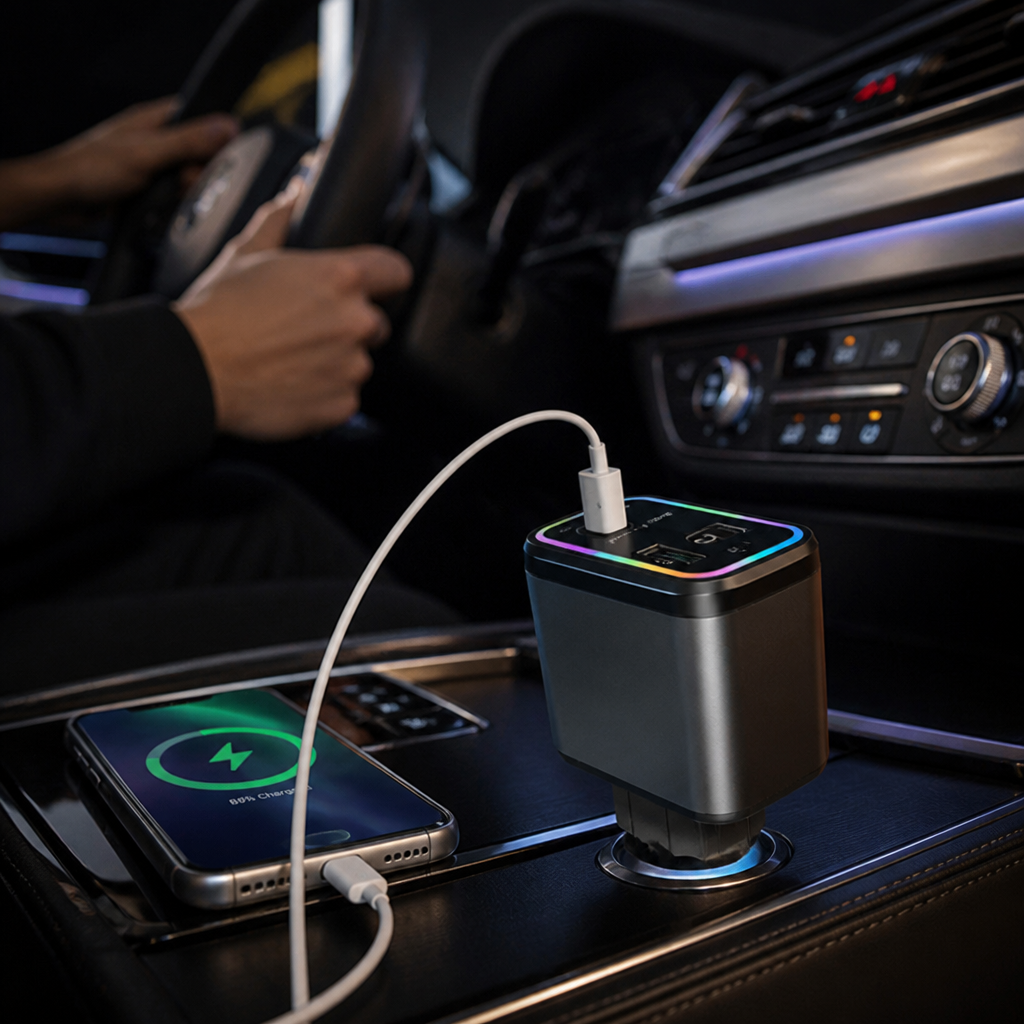 VoltAura 120W — Charge at Lightning Speed While Transforming Your Ride into a Stunning Starry Escape - Souliia
