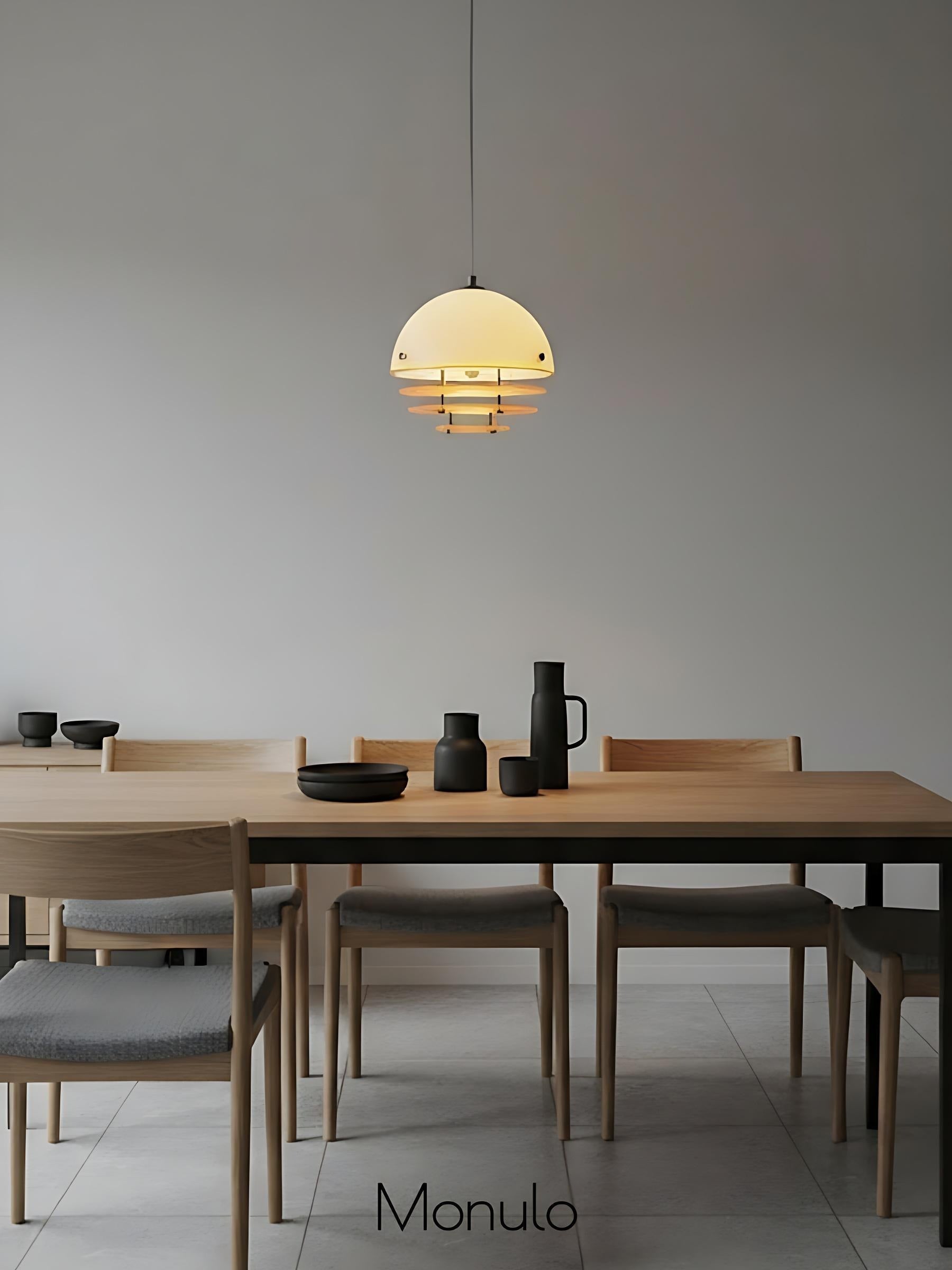 Sunset Pendelleuchte – Emotionale Stimmungsleuchte im Bauhaus-Design - AFTERGLOW S1 | Souliia