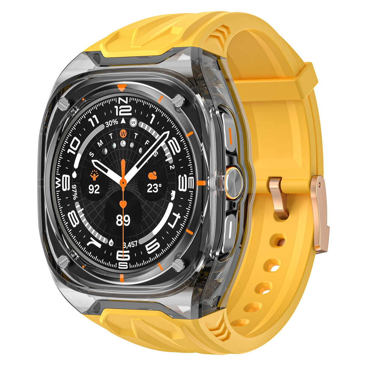 GlacierGuard Galaxy Watch7 Ultra Case — 47mm, Low-Profile Protective Shell