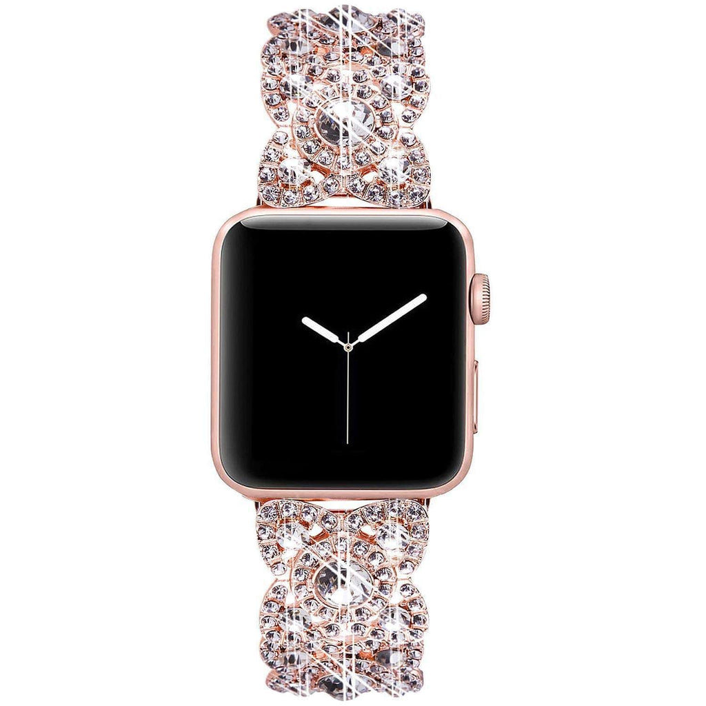 Diamond Blossom Metal Band — Apple Watch Compatible Strap