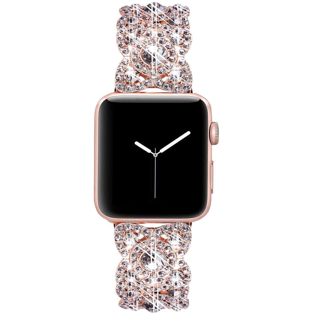 Diamond Blossom Metal Band — Apple Watch Compatible Strap