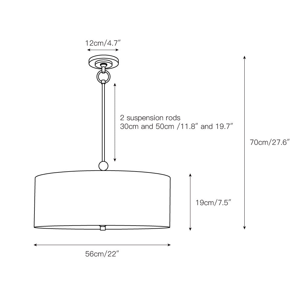 Reed Hanging Pendant Lamp | Souliia