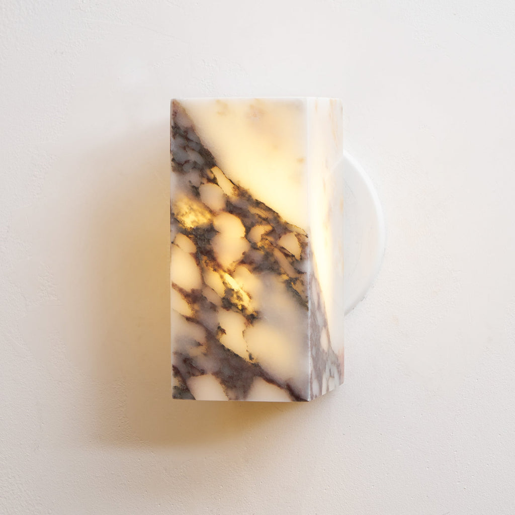Square Marble Wall Lamp | Souliia