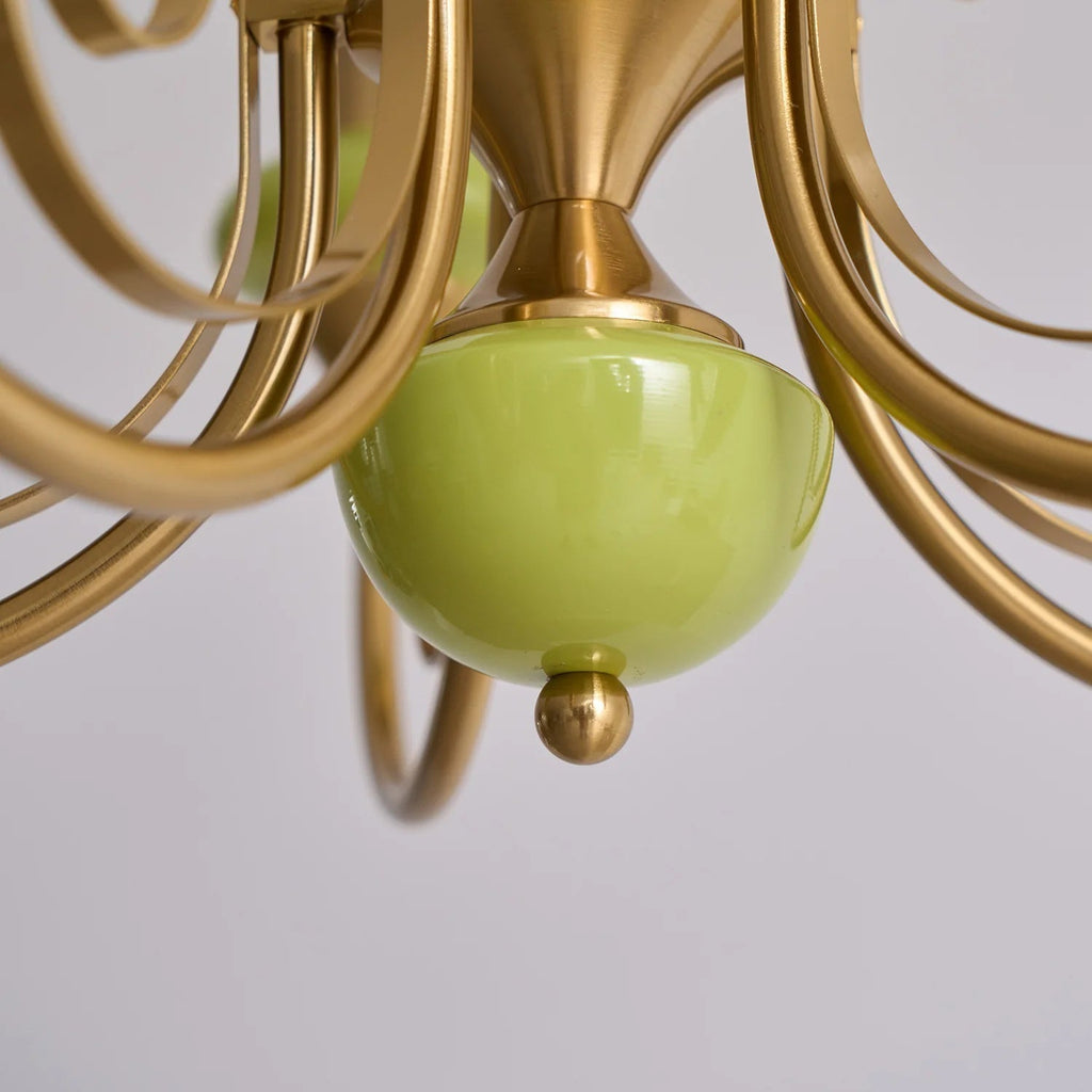 Radiara Modern Luxury Stone Sphere Chandelier Sculptural Layered Design for Living Room and Foyer | Souliia