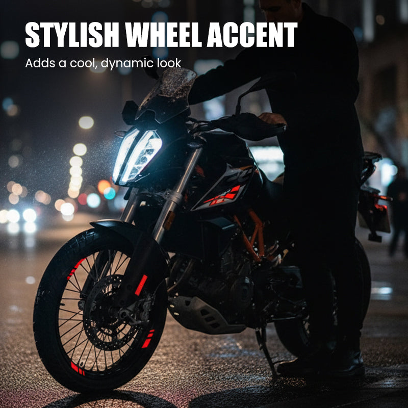 Bandes réfléchissantes pour motos – Améliorez la visibilité et la sécurité la nuit - Souliia
