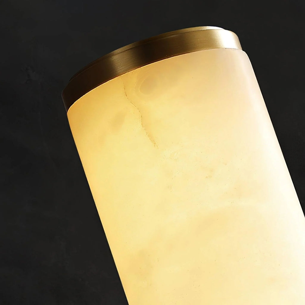Solaryx Modern Alabaster Wall Lamp - Lighting for Bedroom Living Room | Souliia