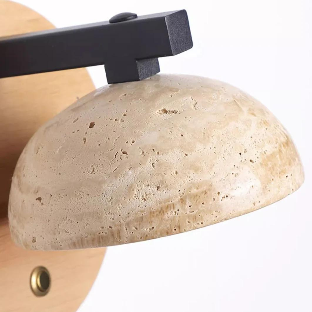 The Travertine Charming Wall Light | Souliia