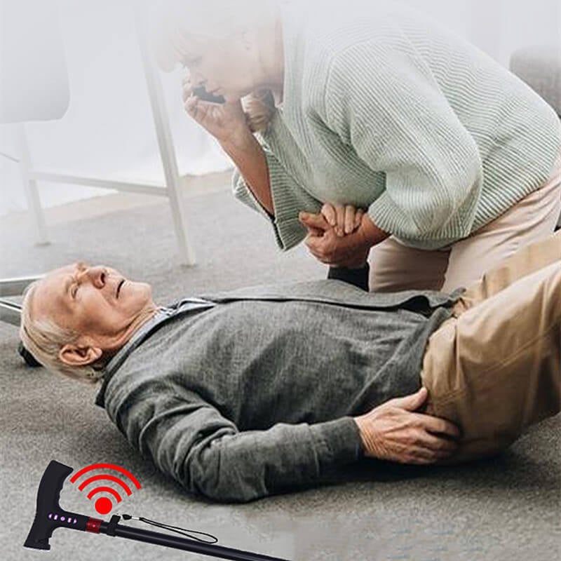 Walking Stick | Fall Detector | Adjustable Height | SmartCane - Souliia