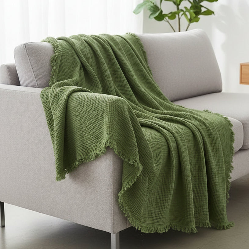 Bohobreeze Lightweight Muslin Cotton Quilt — Breathable Cooling Design