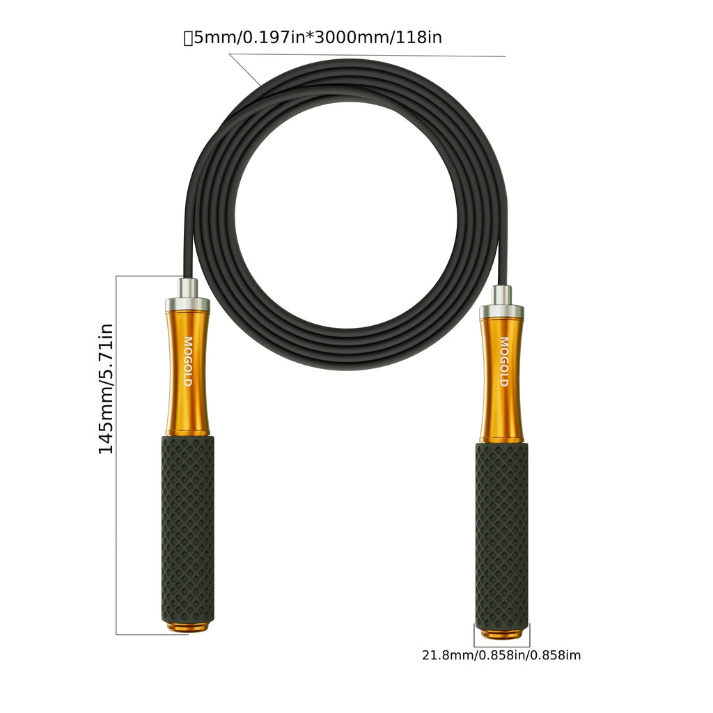 SpeedLock Adjustable Weighted Jump Rope — Engineered Balance Design
