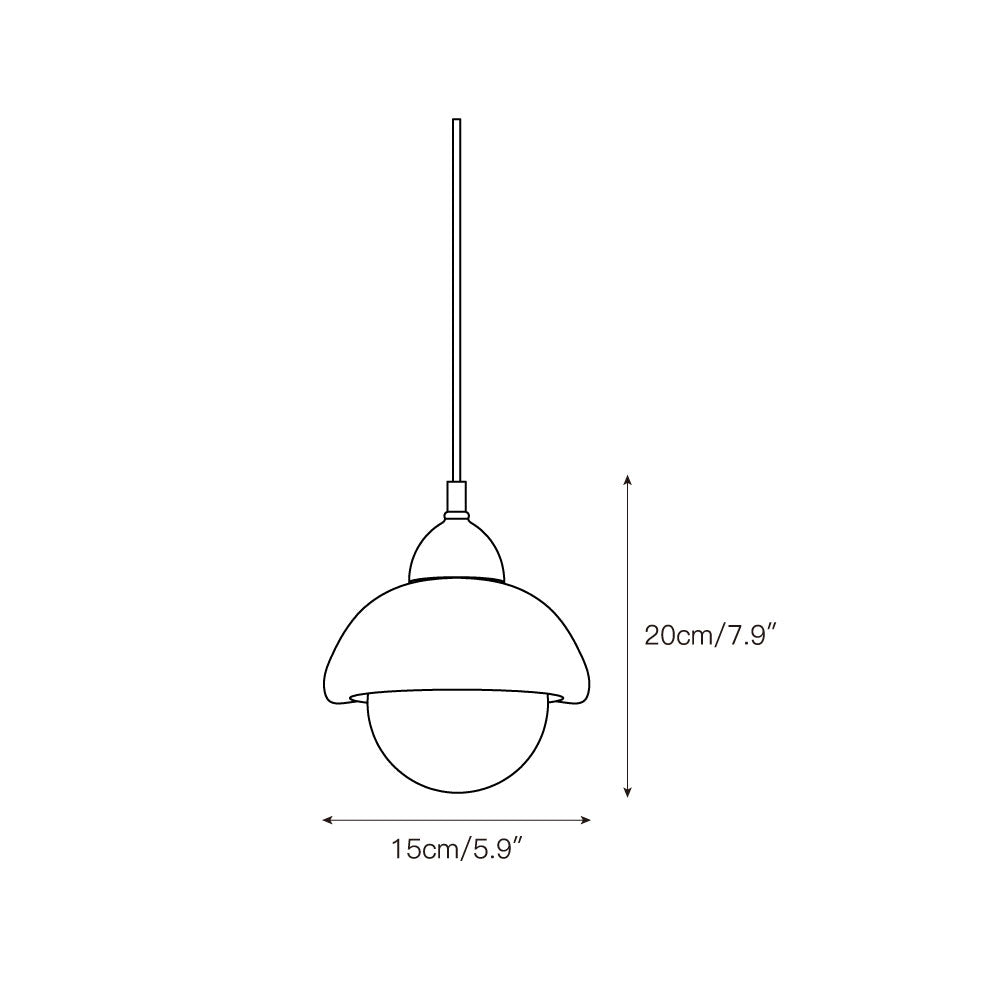 Lampada a sospensione Polaris in marmo | Souliia