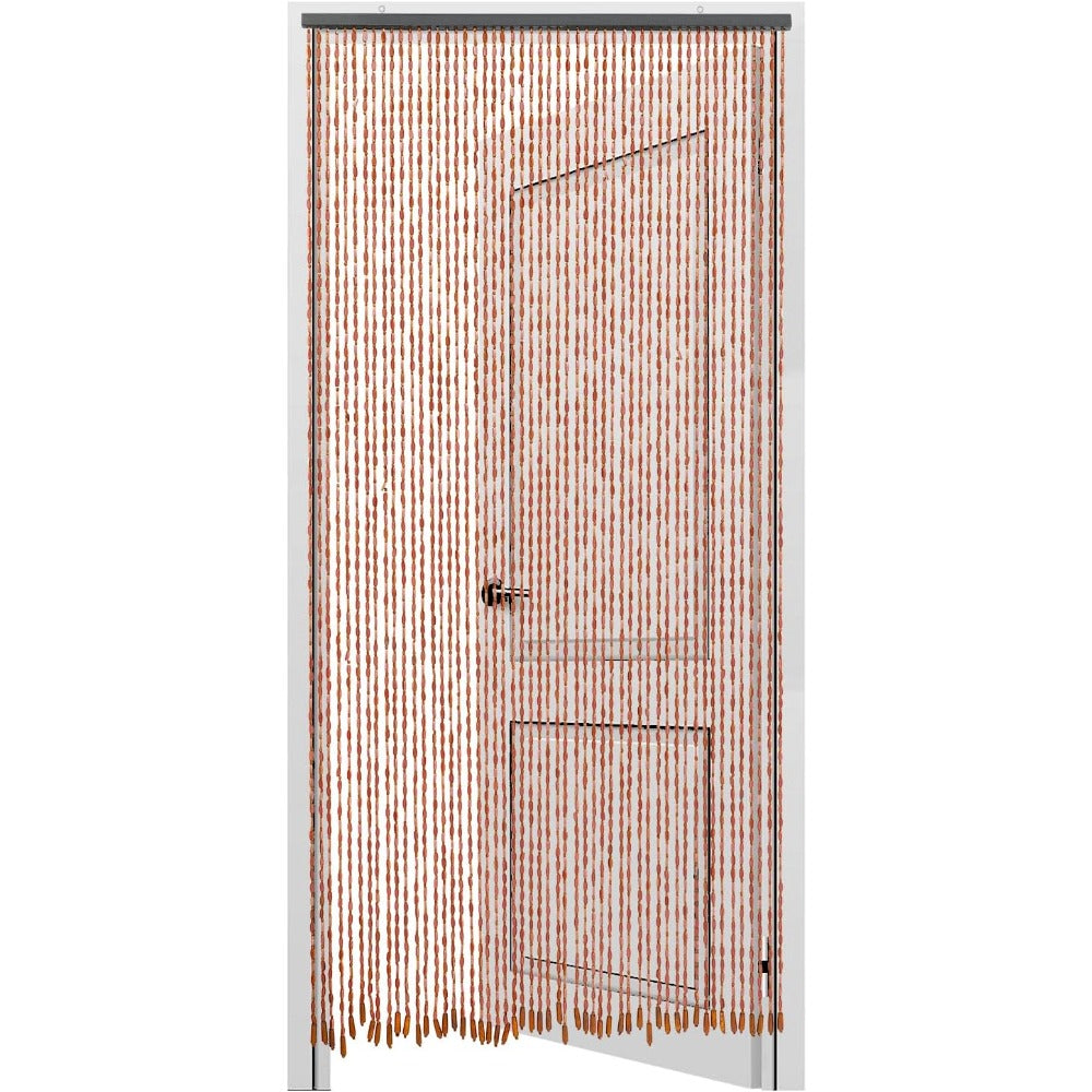 Pearl Bamboo Bead Curtain — Lightweight Natural Bead Divider