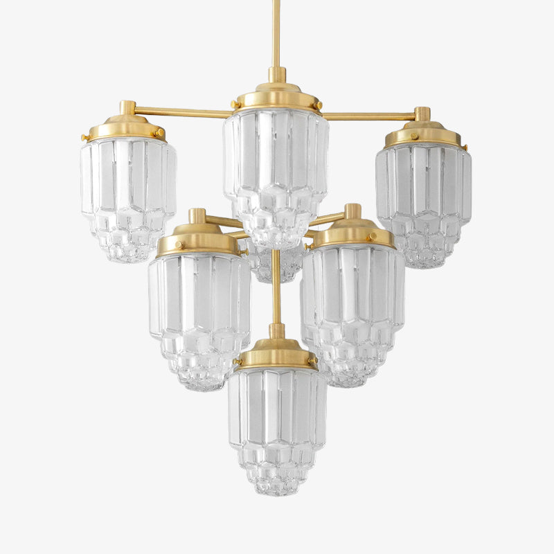 Tierlux Glas Wolkenkratzer-Kugel Kronleuchter – Moderne Mehrarm-Kugelleuchte für Wohn- & Esszimmer | Souliia