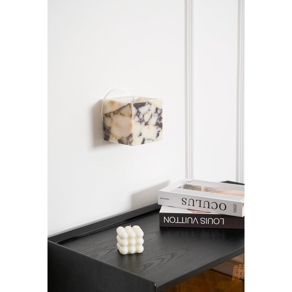 Square Marble Wall Lamp | Souliia