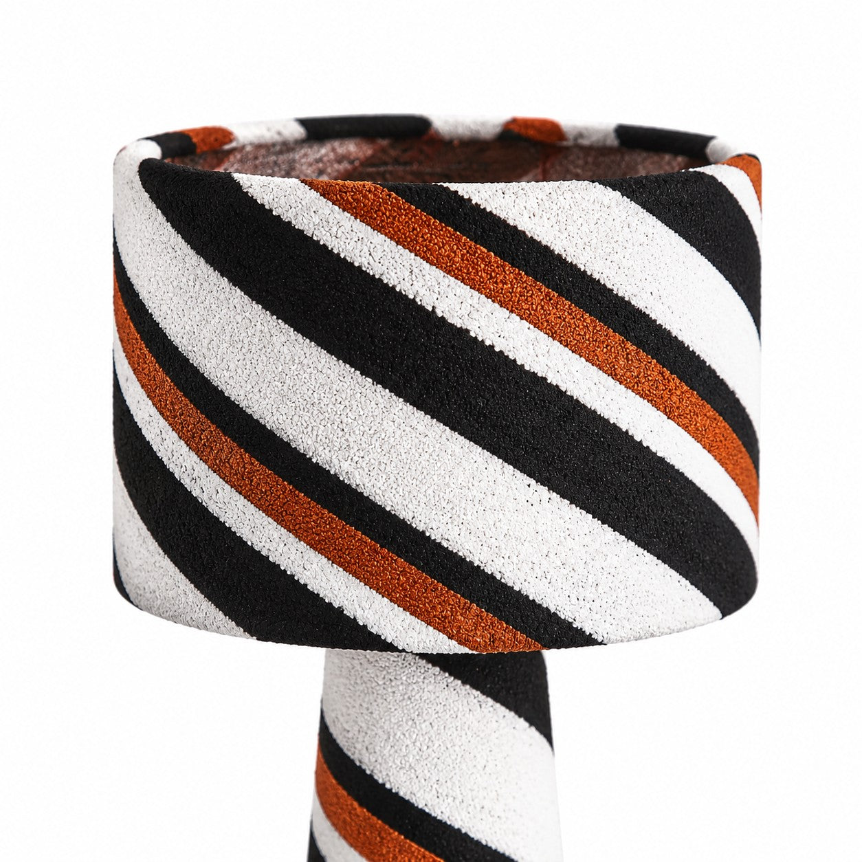 Striped Fabric Table Lamp | Souliia
