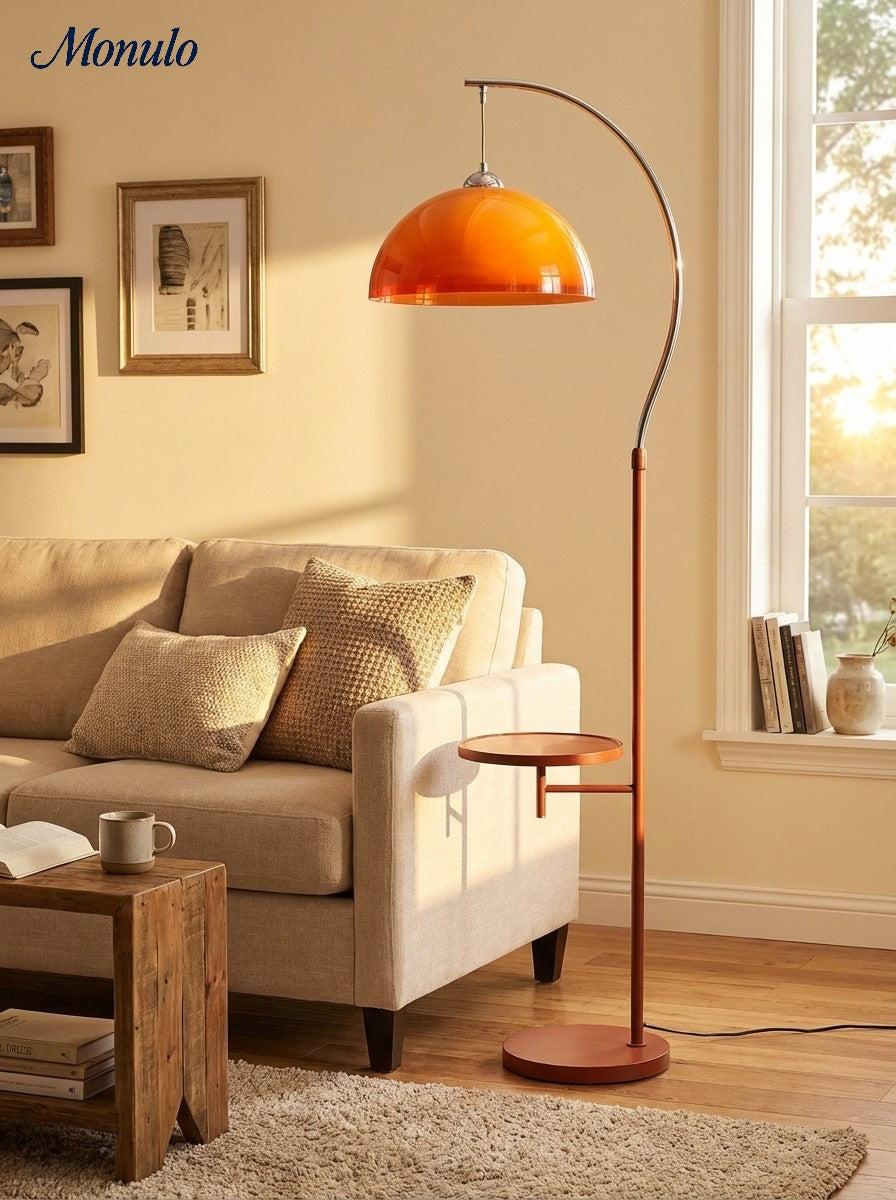 Sunset Afterglow Modern Clean Line Floor Lamp Minimalist Standing Light for Bedroom and Lounge | Souliia