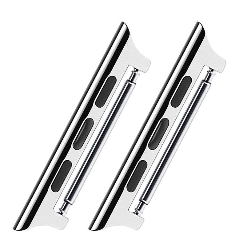 Atlas 22mm Stainless Steel Watch Band Adapters — Pair, Includes Spring Bars