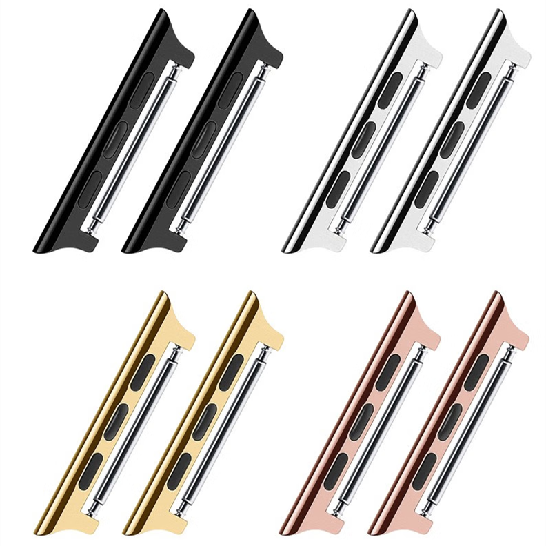 Atlas 22mm Stainless Steel Watch Band Adapters — Pair, Includes Spring Bars
