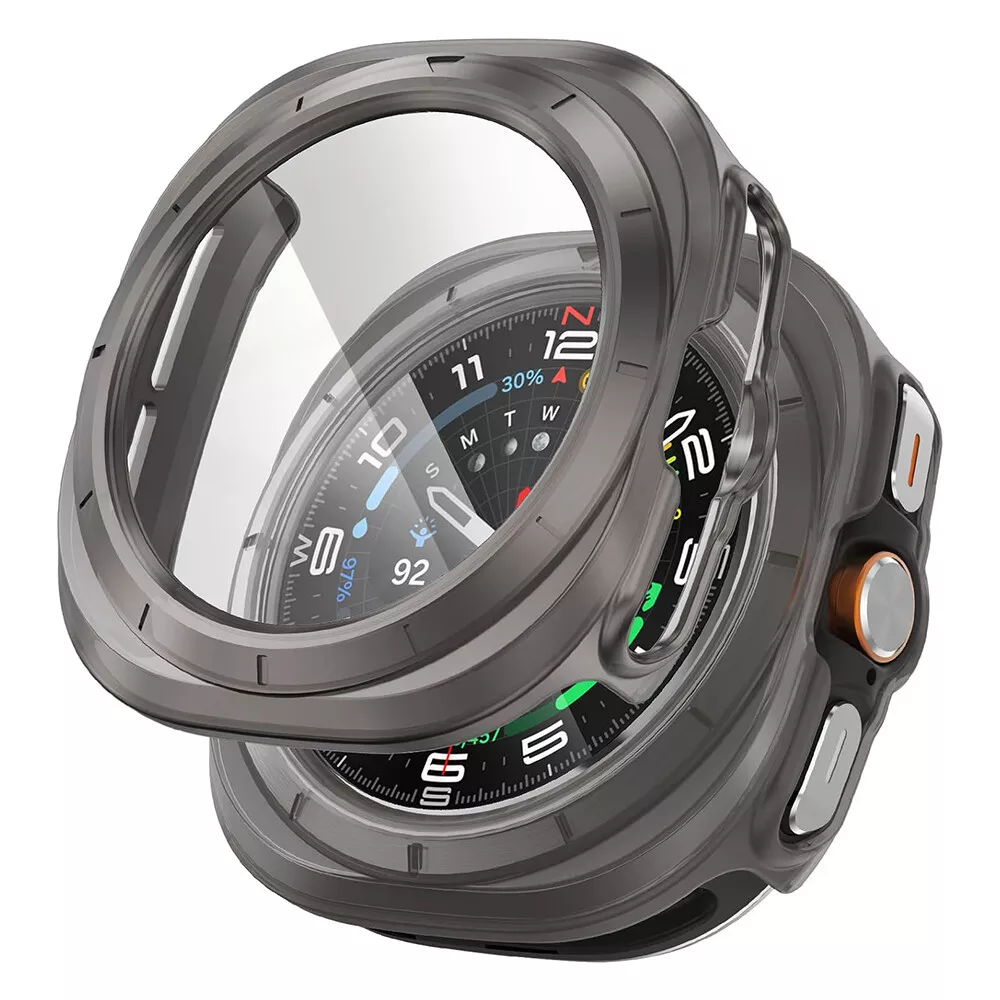 NovaGuard Ultra Protective Case — Tempered Glass Screen Cover for 47mm Galaxy Watch Ultra