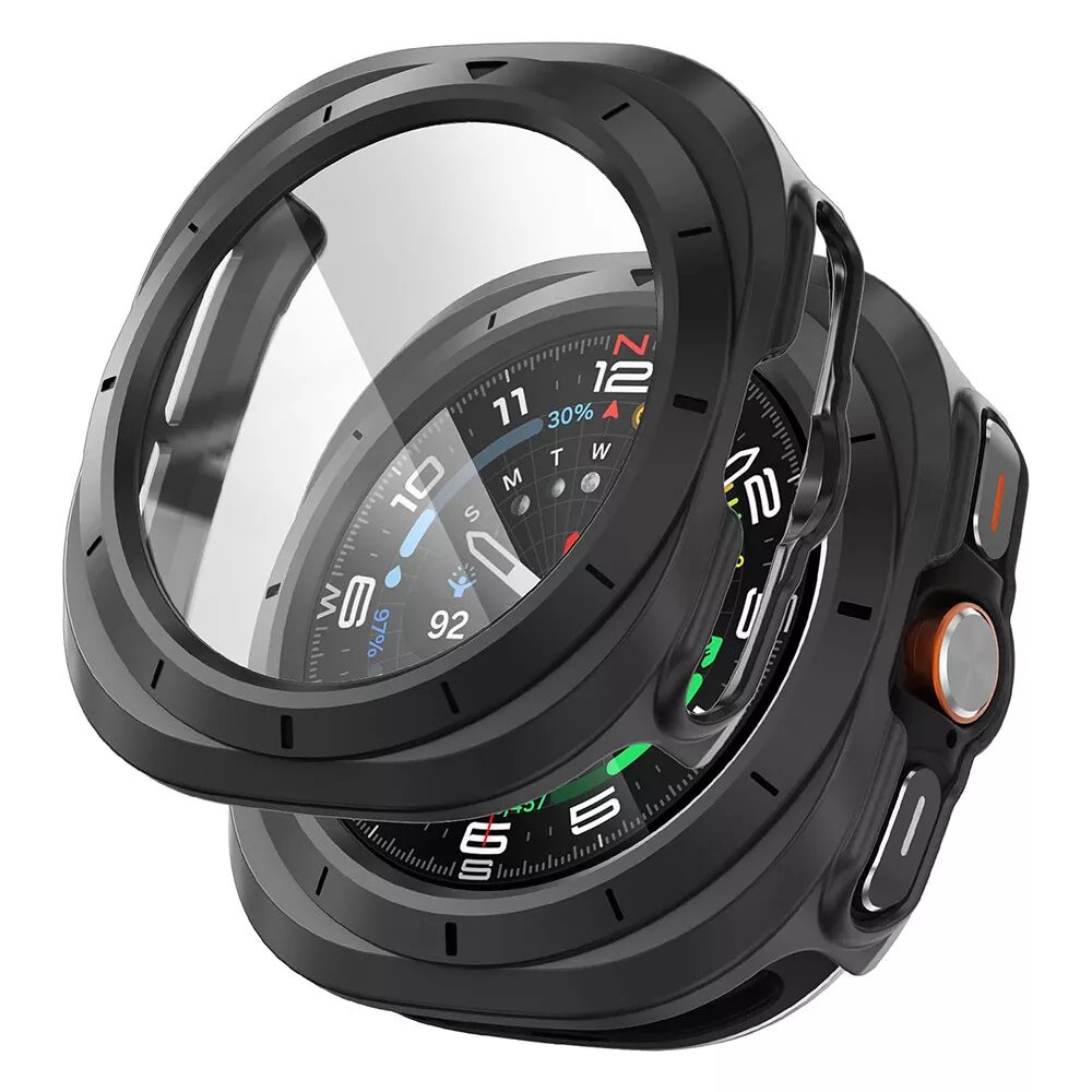 NovaGuard Ultra Protective Case — Tempered Glass Screen Cover for 47mm Galaxy Watch Ultra