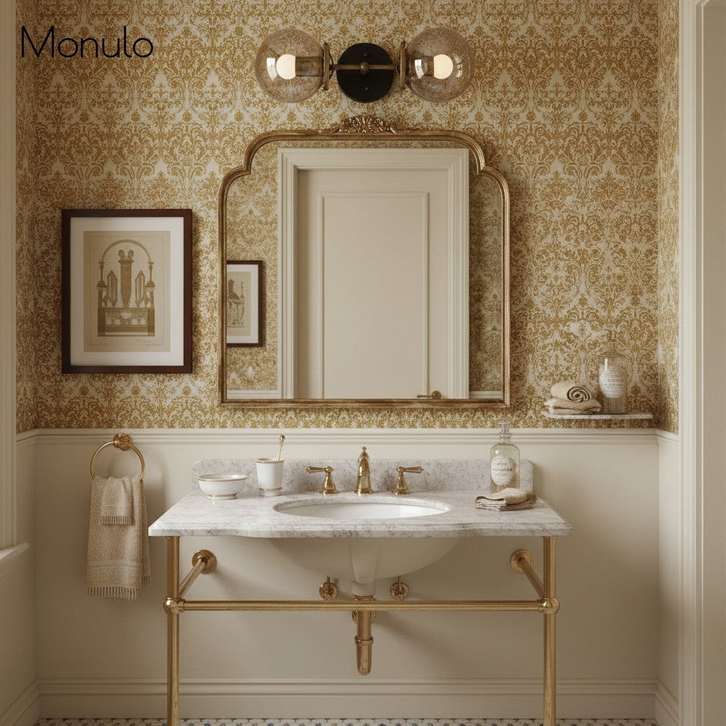 Lumio Globe Clear Glass – Modern Industrial Bathroom Vanity Light | Souliia