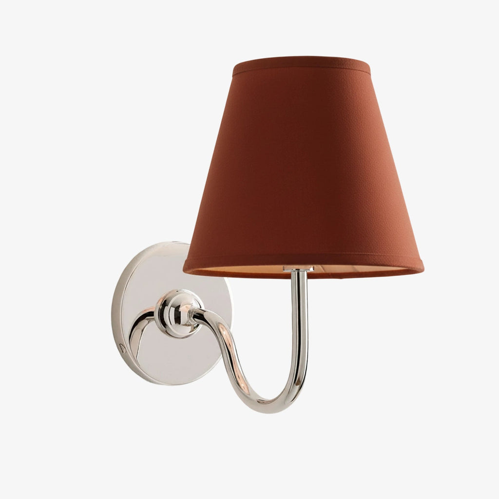 Luvora Fabric Shade Wall Sconce with Drum Shade - Classic Pleated Sconce Light | Souliia