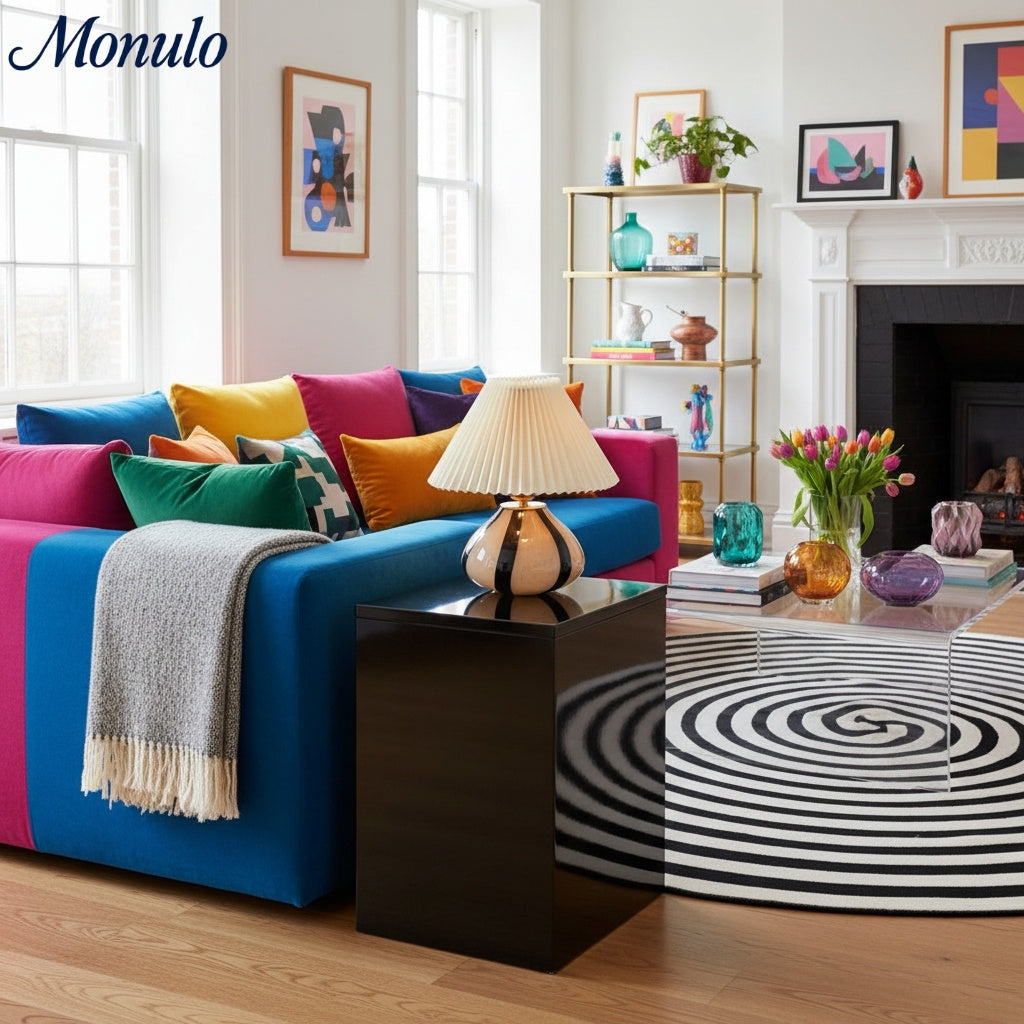 Undara Minimalist Fabric Pleat Table Lamp - Modern Nordic Lighting for Home Office and Side Tables | Souliia