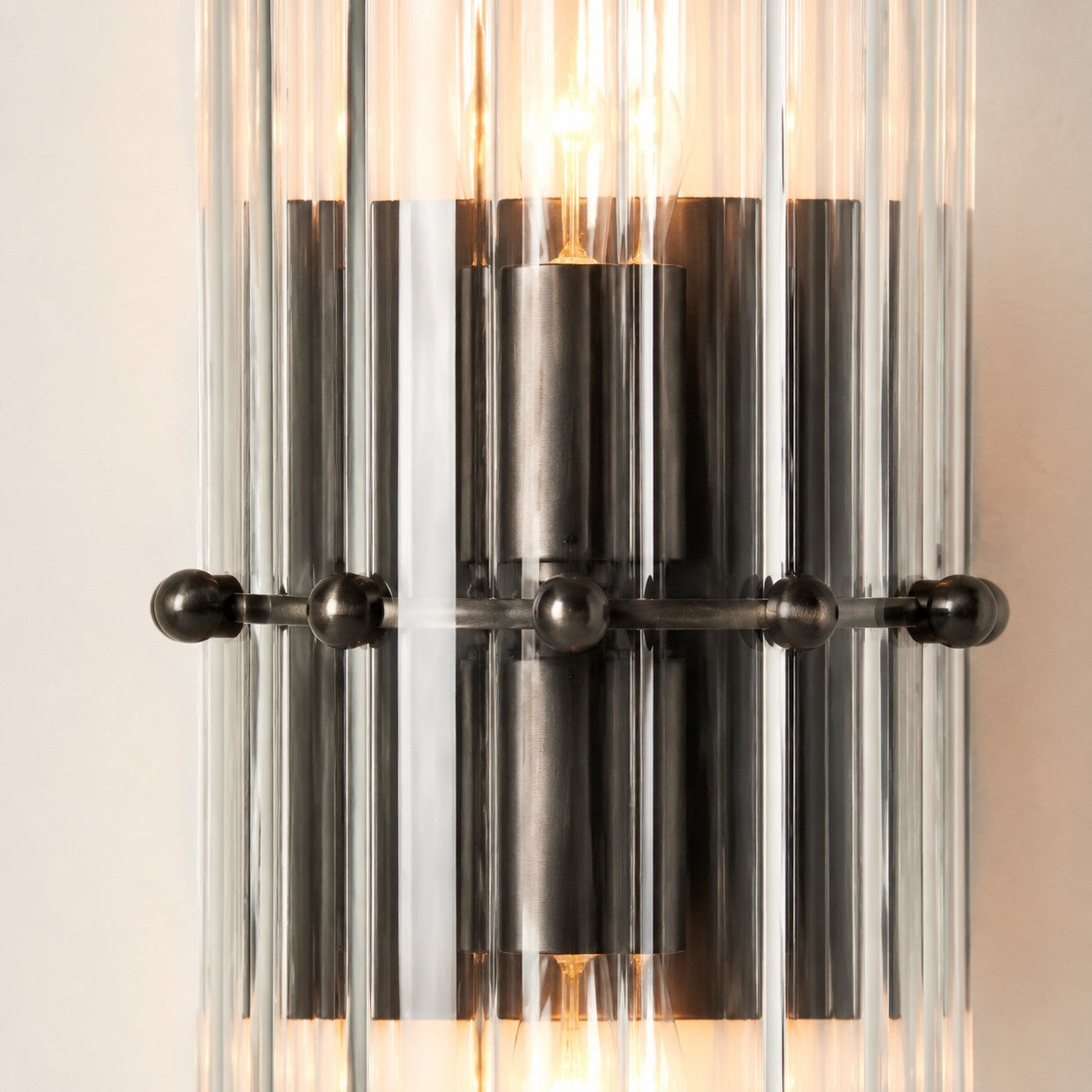 Lumora Crystal Up Down Wall Light – Double Wall Sconce for Bedroom | Souliia