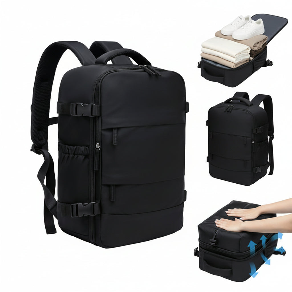 PackSmart Travel Vacuum Backpack Set — Up to 50% Volume Reduction