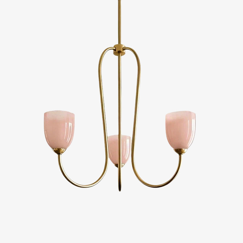 Shell Shade French Vintage Chandelier for Dining Room Lighting | Souliia