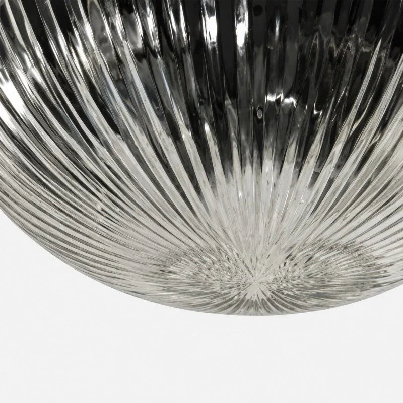 Ribbed or Opal Glass Flush Mount Ceiling Light | Souliia