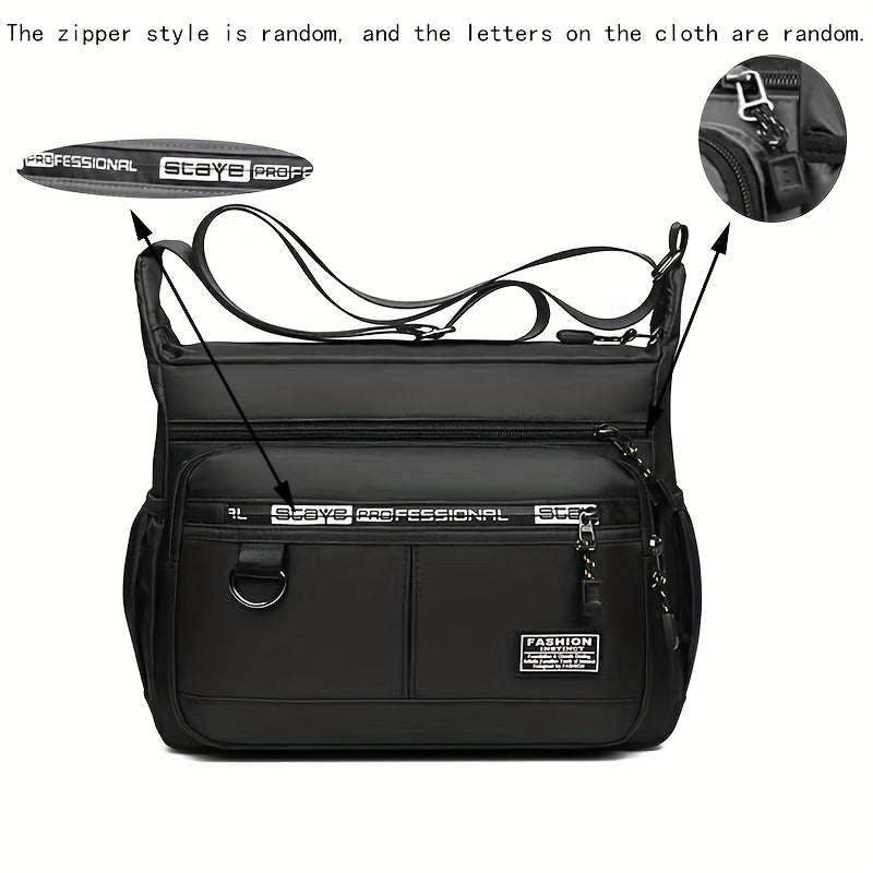 Urbanvault Durable Crossbody Organizer Bag — Adjustable Strap, Quick-Access Pockets