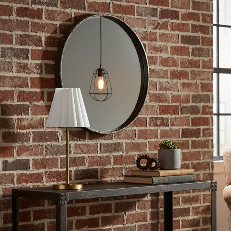Ruffmeto Transitional Slim Table Lamp – Sculptural Shade Lighting for Living Room or Bedroom | Souliia