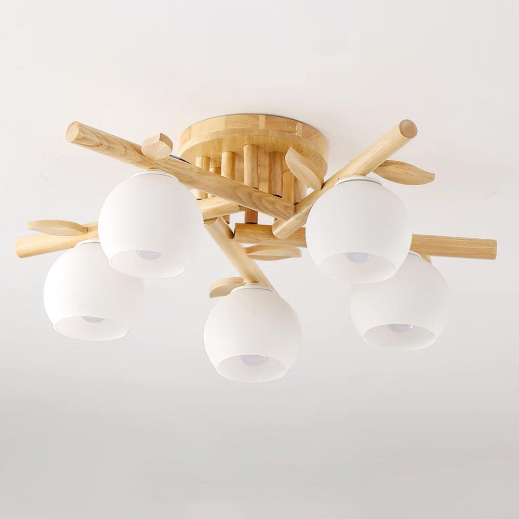 Tinsley Holz Deckenleuchte | Souliia