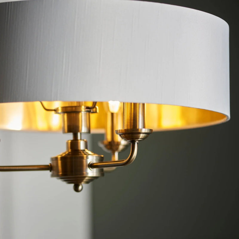 Tela elegante Mehrarm-Hängeleuchte mit skulpturalen Schirmen für Esszimmer und Wohnbereich | Souliia