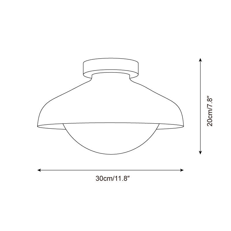Skyline Dome Ceiling Lamp | Souliia