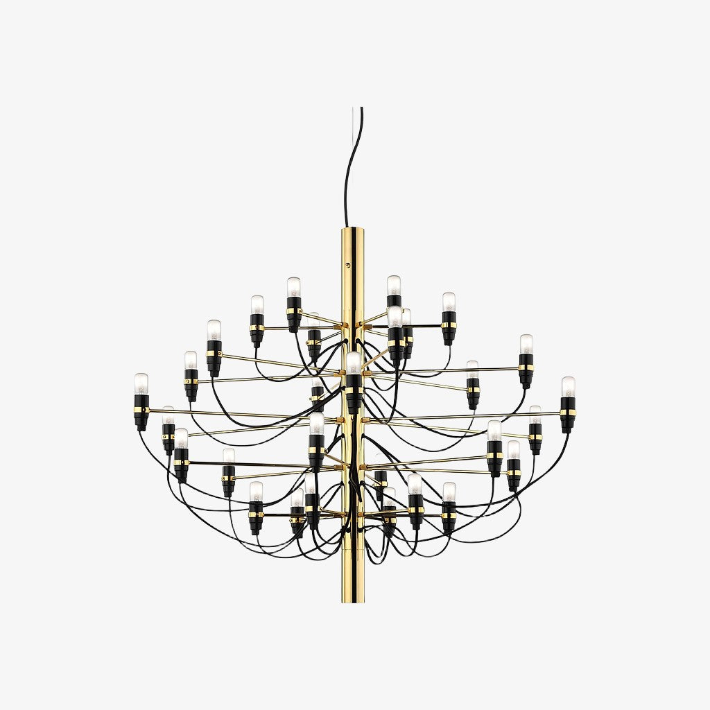 Tendrila zeitgenössischer Mehrfach-Licht-Kronleuchter - Industrie-inspiriertes Design Metallaufhängung für Lounges N01 | Souliia