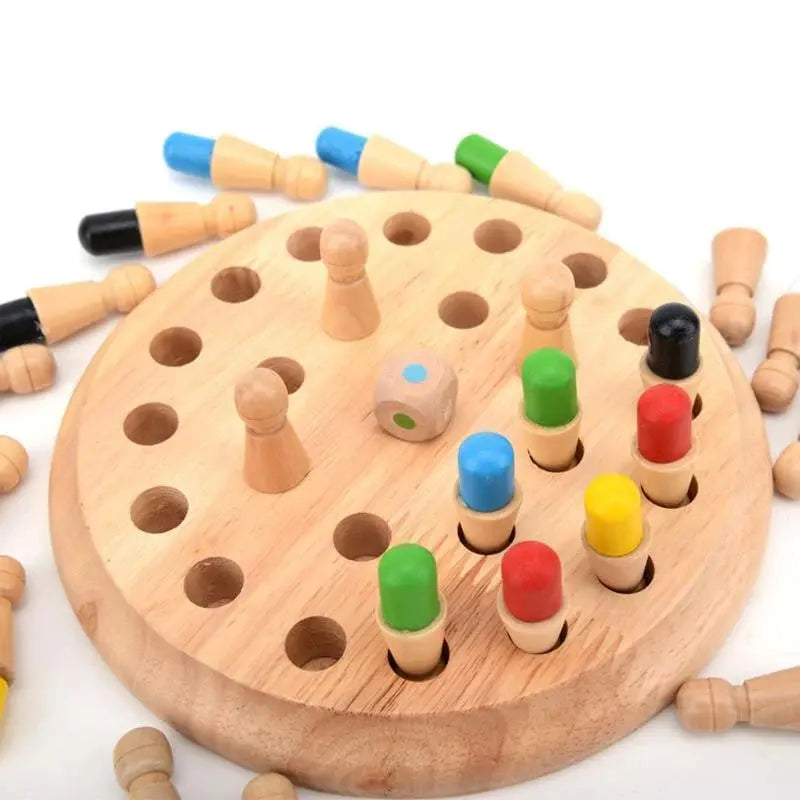 Défi de mémoire en bois — Exercez votre cerveau pour améliorer votre mémoire et votre coordination - Souliia