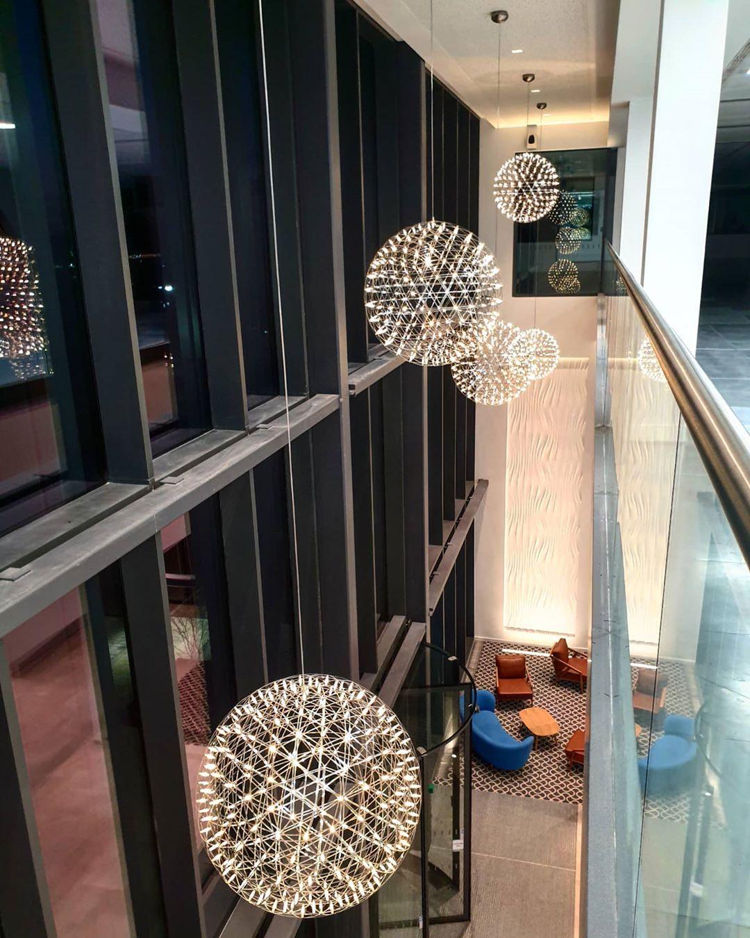 Silver Spark Ball Pendant Light | Souliia
