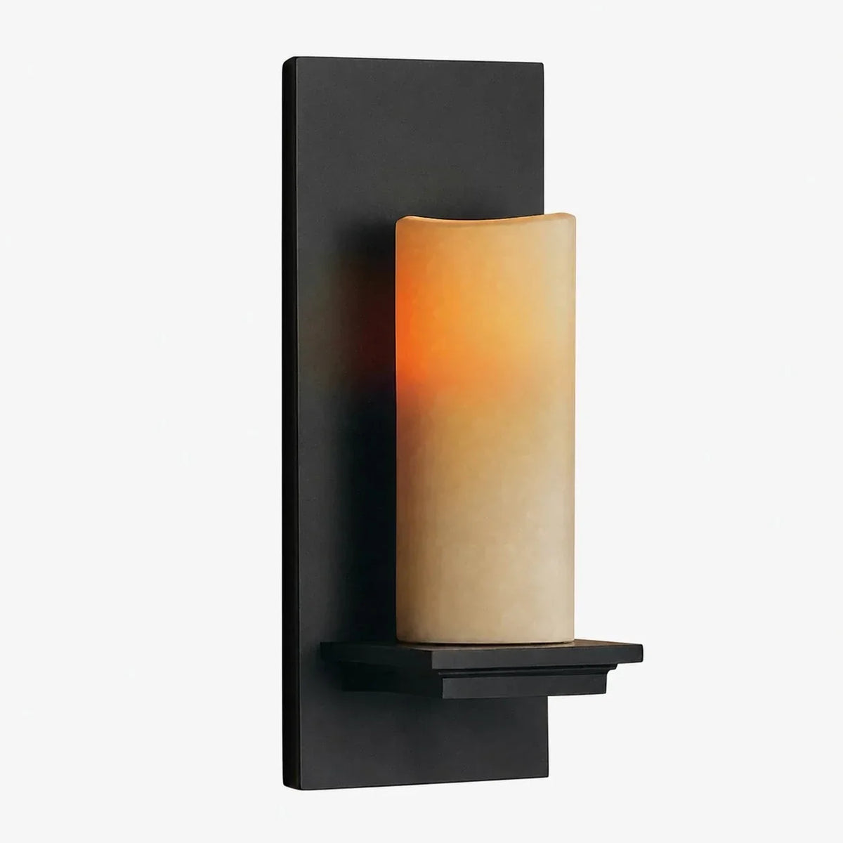 Retro Jade Minimalist Candle Shaped Wall Lamp | Souliia