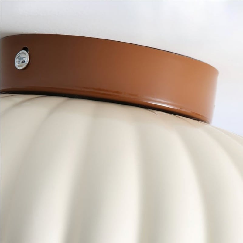 Orbion Sculptural Ring Ceiling Light – Retro Futuristic Design Decorative Ceiling Lamp N55 | Souliia