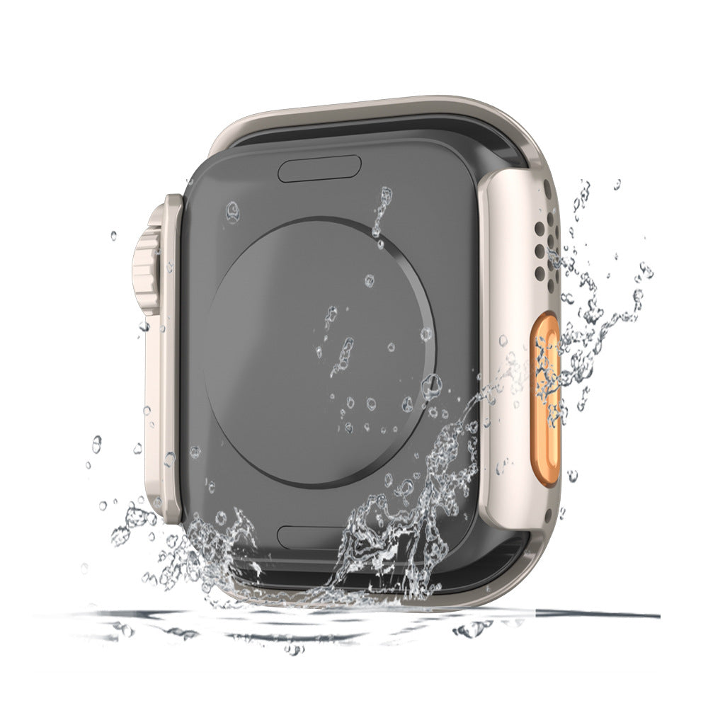 NovaGuard Waterproof Apple Watch Case — Slim, 9H Glass Shield