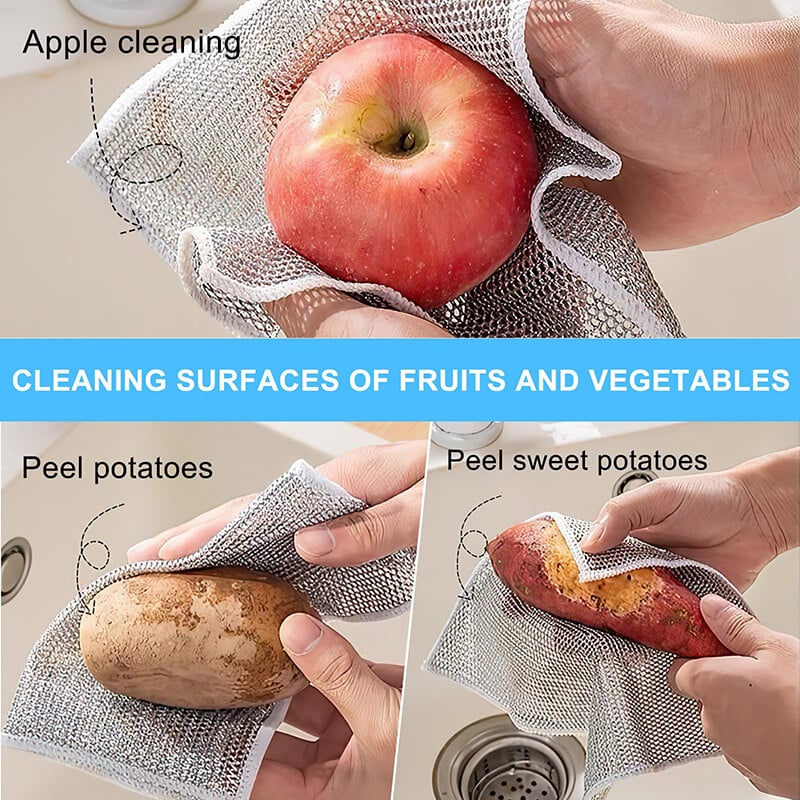 Paños de limpieza suaves de 20 piezas para utensilios de cocina sin rayones