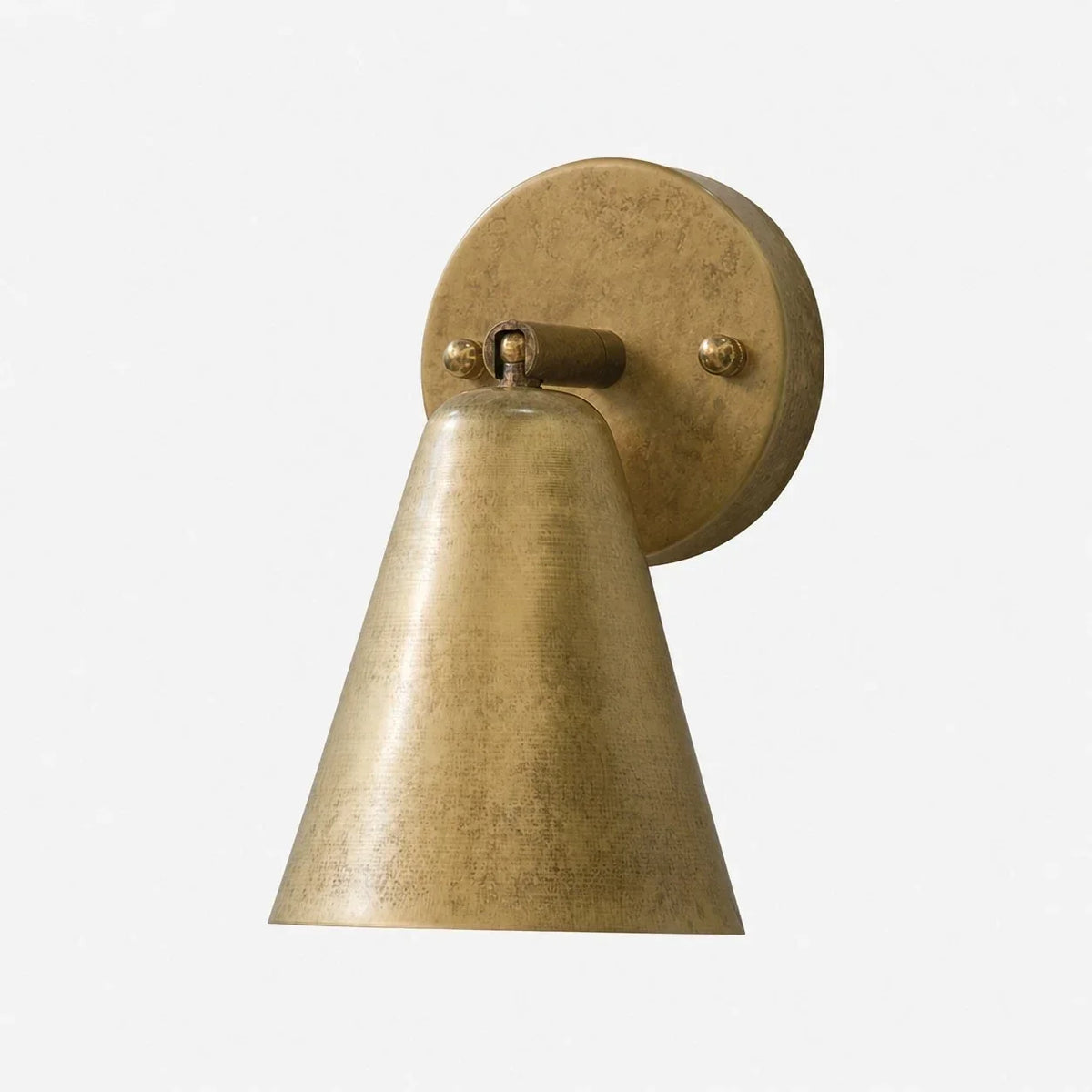 Retro Brass Cone Wall Lamp | Souliia