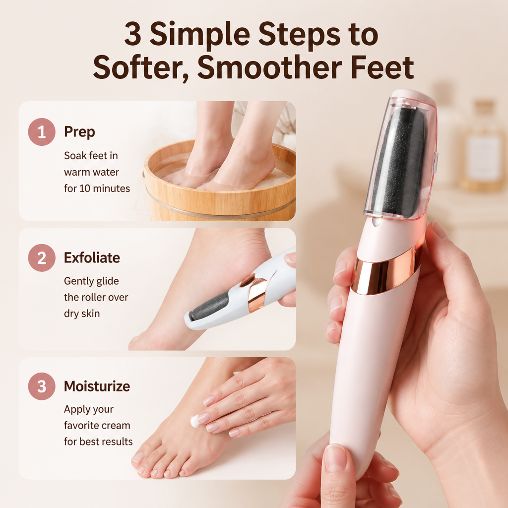 VelveteEase — File Away Cracked Heels and Walk Pain-Free in Minutes - Souliia