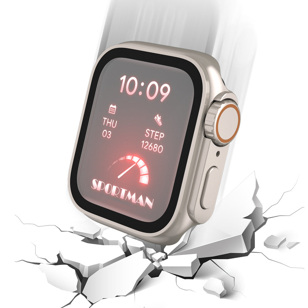 NovaGuard Waterproof Apple Watch Case — Slim, 9H Glass Shield