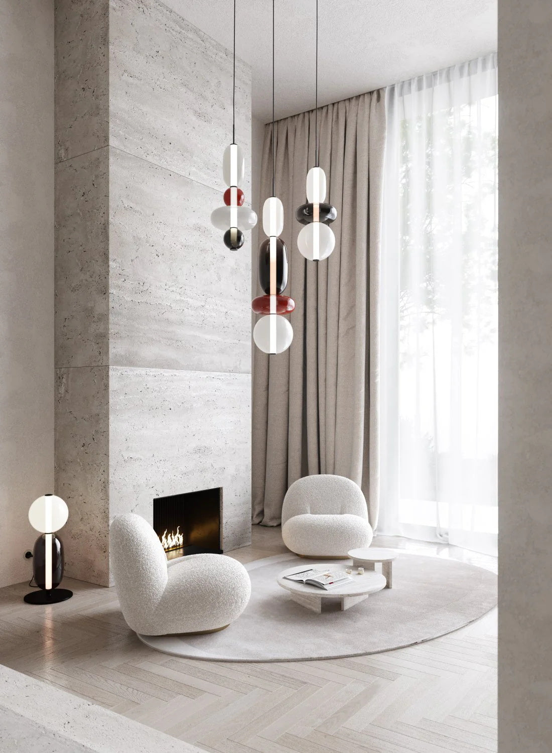 Buntglas Kronleuchter | Souliia