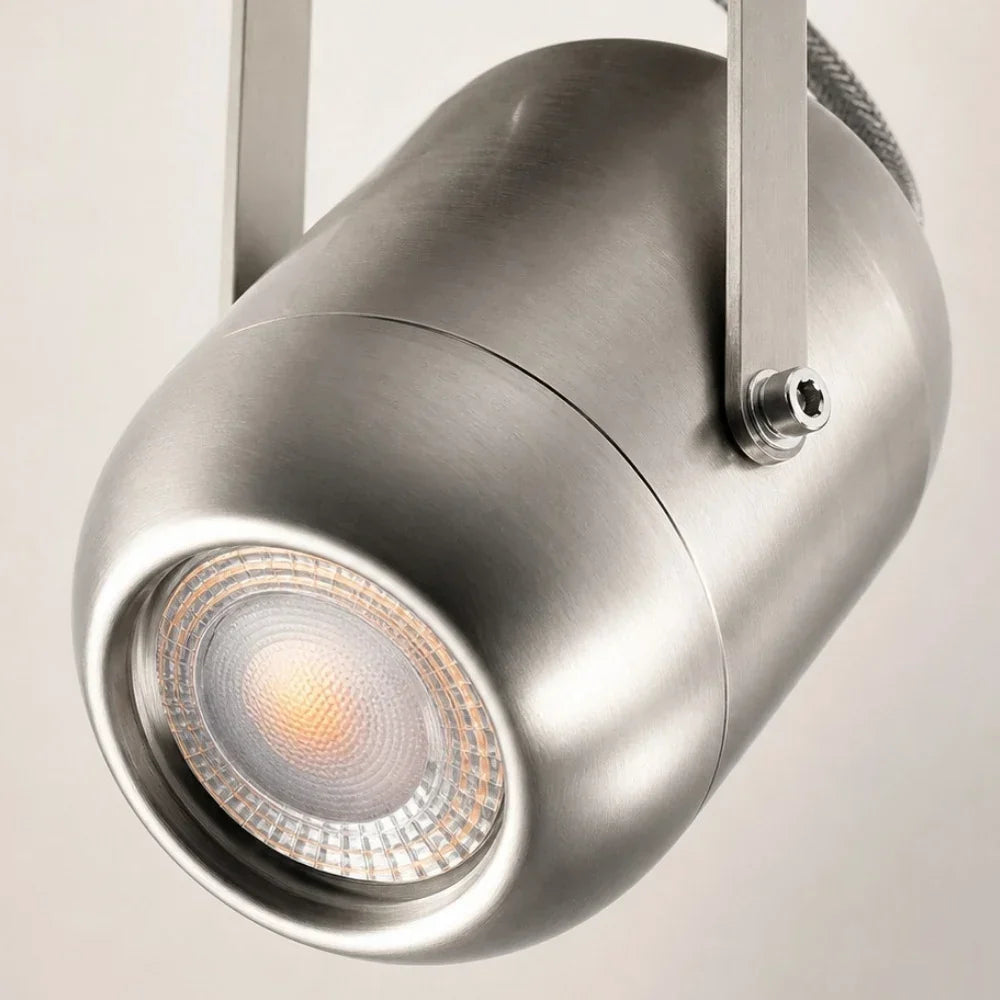 Sand Nickel Adjustable LED Wall Lamp for Hallway Bedroom Vanity | Souliia