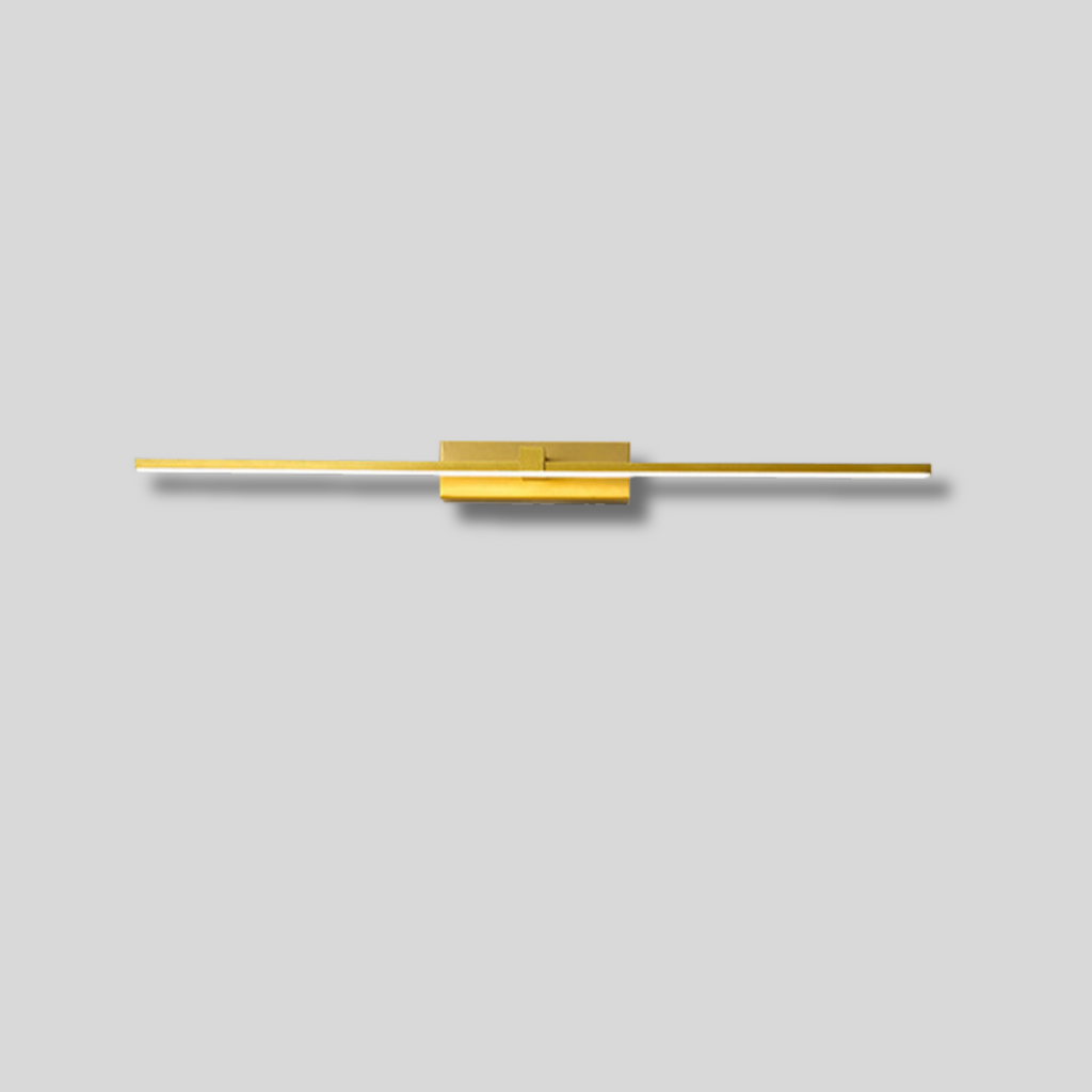 LumaNova Black Wall Light — Sleek LED Illumination Profile