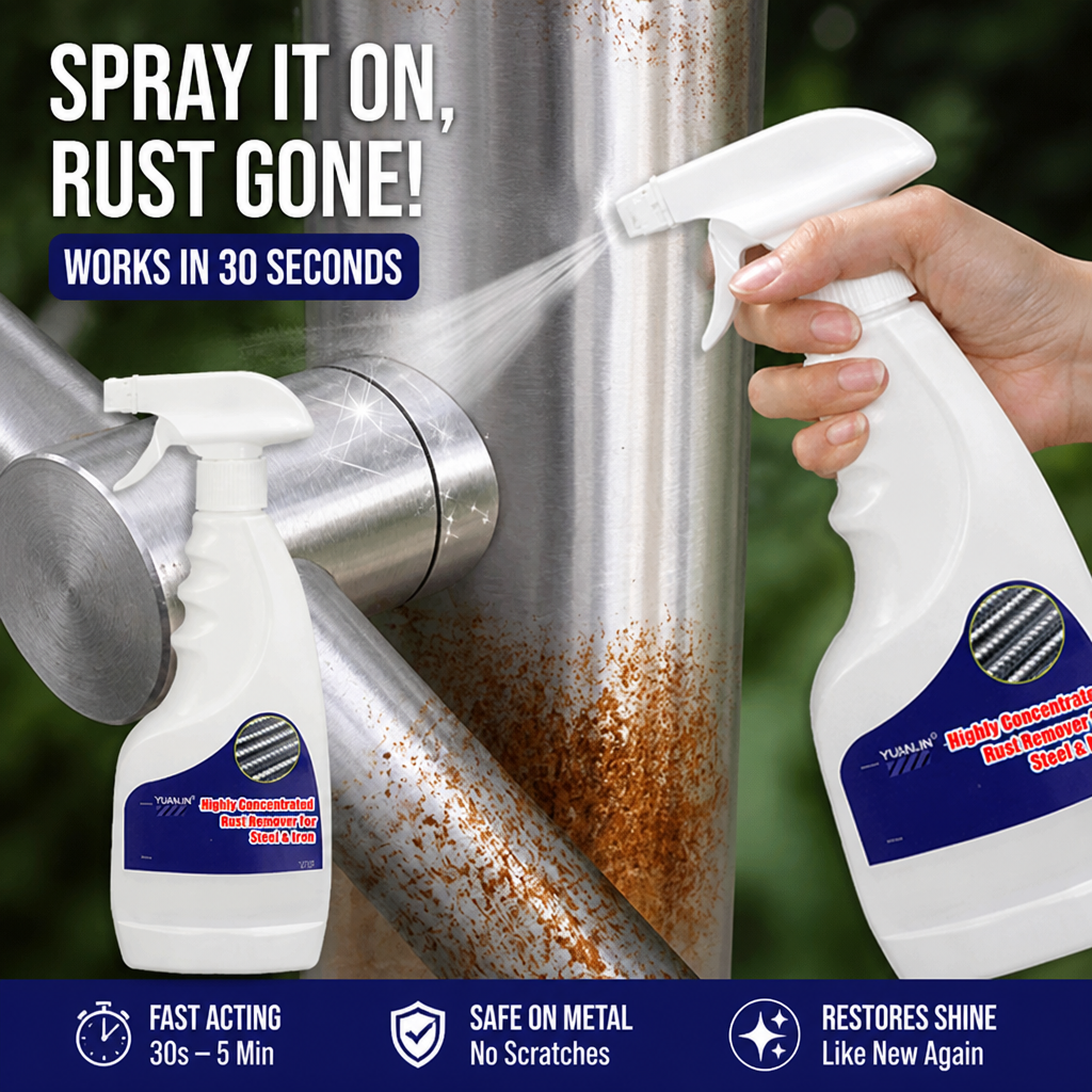 RevitaSteel — Watch Rust Disappear and Bring Your Metal Back to Life Instantly - Souliia